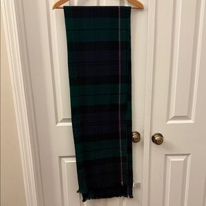 GAP Green and Pink Plaid Scarf